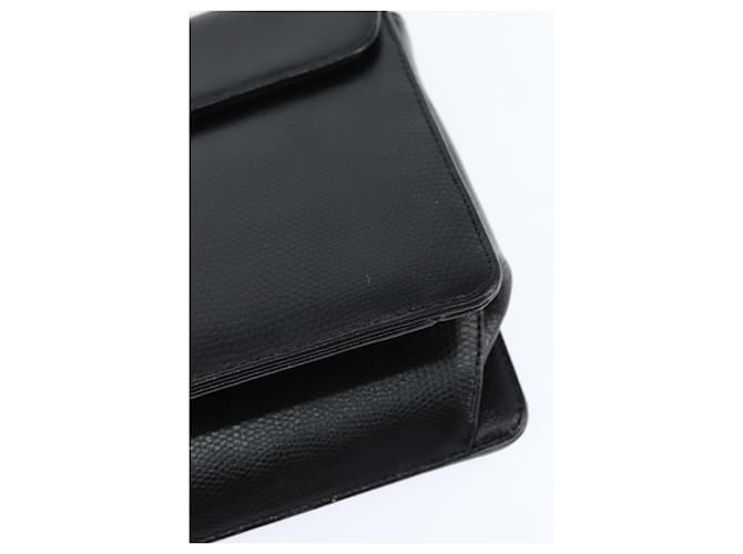 Borsa a mano GIVENCHY in pelle nera e oro Auth bs30415 Nero D'oro - vista 13