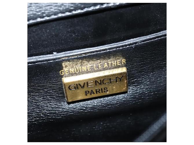 Borsa a mano GIVENCHY in pelle nera e oro Auth bs30415 Nero D'oro - vista 16