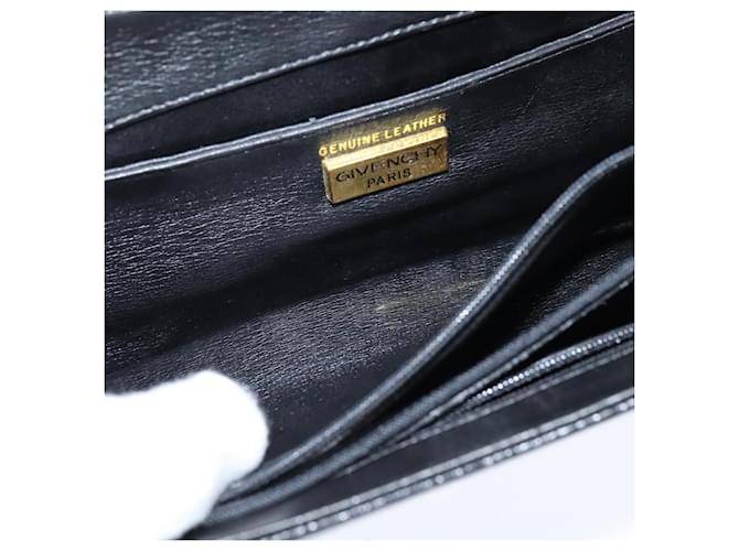 Borsa a mano GIVENCHY in pelle nera e oro Auth bs30415 Nero D'oro - vista 20