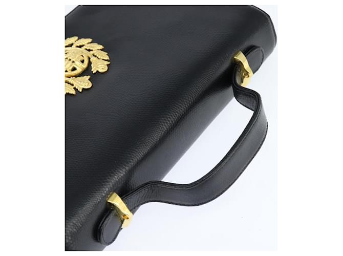 Borsa a mano GIVENCHY in pelle nera e oro Auth bs30415 Nero D'oro - vista 6