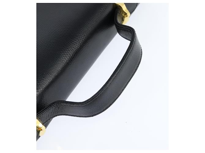 Borsa a mano GIVENCHY in pelle nera e oro Auth bs30415 Nero D'oro - vista 7