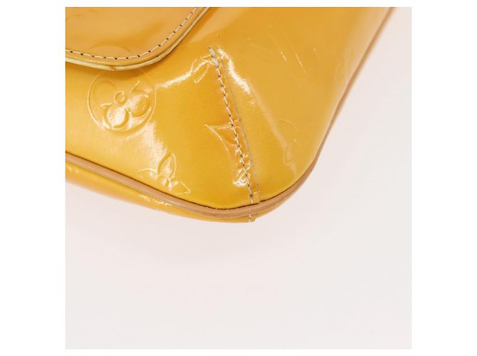 LOUIS VUITTON Borsa Thompson Street Monogram Vernis Giallo Lime M91071 Auth gh1059 D'oro - vista 10