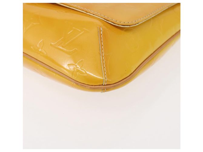 LOUIS VUITTON Borsa Thompson Street Monogram Vernis Giallo Lime M91071 Auth gh1059 D'oro - vista 11