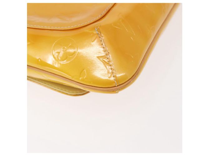 LOUIS VUITTON Borsa Thompson Street Monogram Vernis Giallo Lime M91071 Auth gh1059 D'oro - vista 12