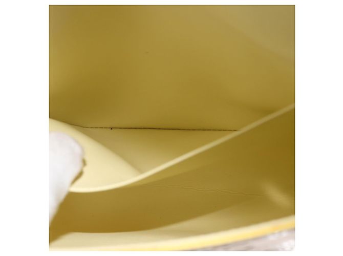 LOUIS VUITTON Borsa Thompson Street Monogram Vernis Giallo Lime M91071 Auth gh1059 D'oro - vista 19
