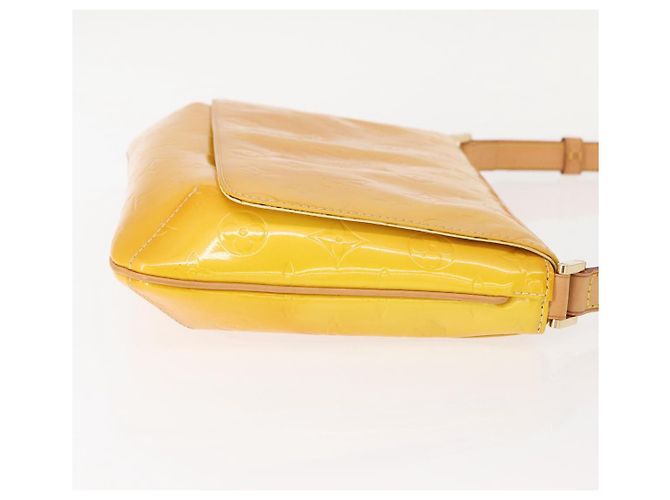 LOUIS VUITTON Borsa Thompson Street Monogram Vernis Giallo Lime M91071 Auth gh1059 D'oro - vista 4