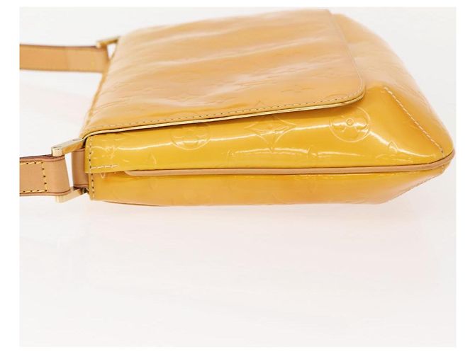 LOUIS VUITTON Borsa Thompson Street Monogram Vernis Giallo Lime M91071 Auth gh1059 D'oro - vista 5