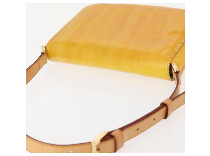 LOUIS VUITTON Borsa Thompson Street Monogram Vernis Giallo Lime M91071 Auth gh1059 D'oro - vista 6