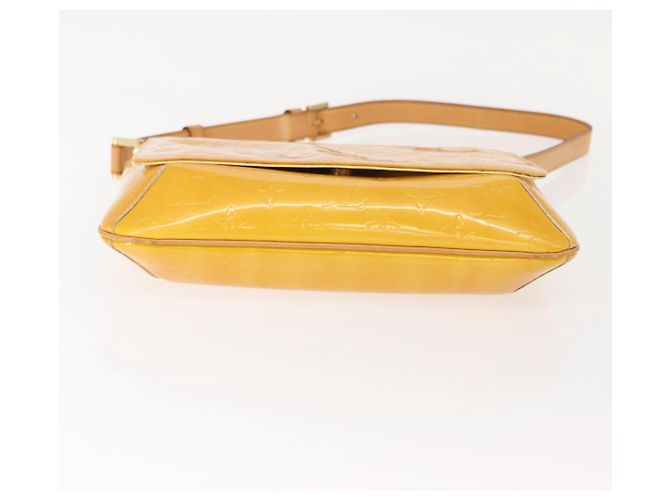 LOUIS VUITTON Borsa Thompson Street Monogram Vernis Giallo Lime M91071 Auth gh1059 D'oro - vista 9