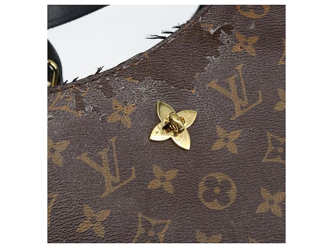 LOUIS VUITTON Borsa Hobo Monogram Flower M43545 Auth LV 147124 Monogramma - vista 18