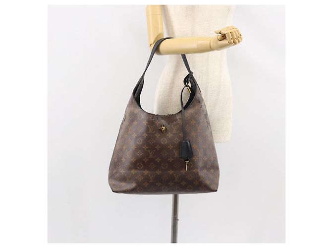 LOUIS VUITTON Borsa Hobo Monogram Flower M43545 Auth LV 147124 Monogramma - vista 25