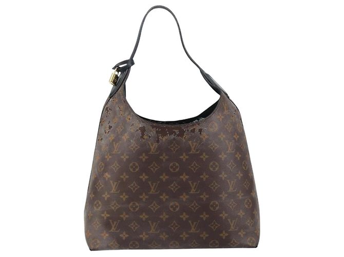 LOUIS VUITTON Borsa Hobo Monogram Flower M43545 Auth LV 147124 Monogramma - vista 3