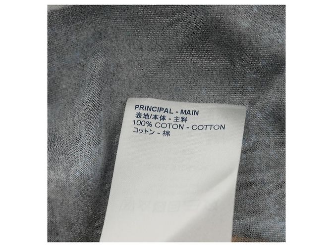 Louis Vuitton Camiseta de manga corta de algodón negra LV Auth 129780M Negro - vista 12