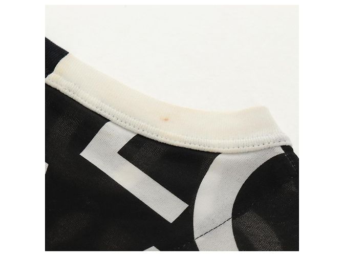 Louis Vuitton Camiseta de manga corta de algodón negra LV Auth 129780M Negro - vista 9