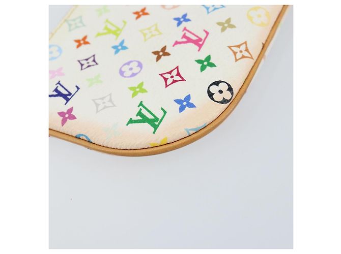 LOUIS VUITTON Pochette MM Monogram Multicolore Bianco M60028 LV Auth gh1170V - vista 11