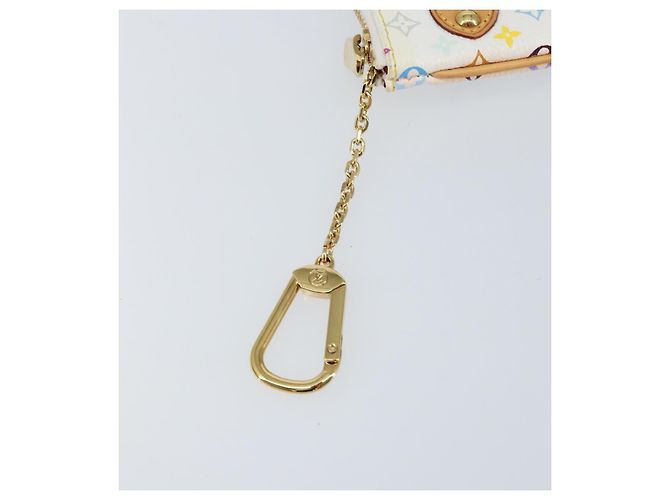 LOUIS VUITTON Pochette MM Monogram Multicolore Bianco M60028 LV Auth gh1170V - vista 12