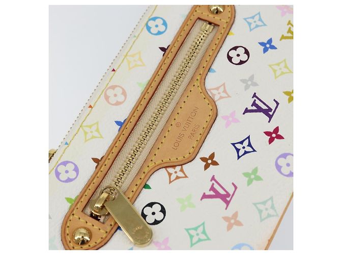 LOUIS VUITTON Pochette MM Monogram Multicolore Bianco M60028 LV Auth gh1170V - vista 14
