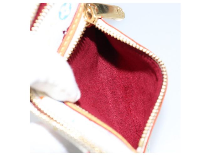 LOUIS VUITTON Pochette MM Monogram Multicolore Bianco M60028 LV Auth gh1170V - vista 19
