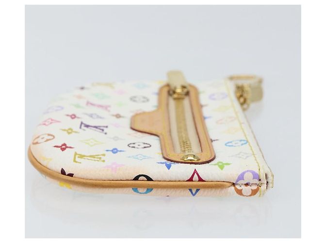 LOUIS VUITTON Pochette MM Monogram Multicolore Bianco M60028 LV Auth gh1170V - vista 4