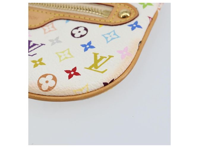LOUIS VUITTON Pochette MM Monogram Multicolore Bianco M60028 LV Auth gh1170V - vista 8