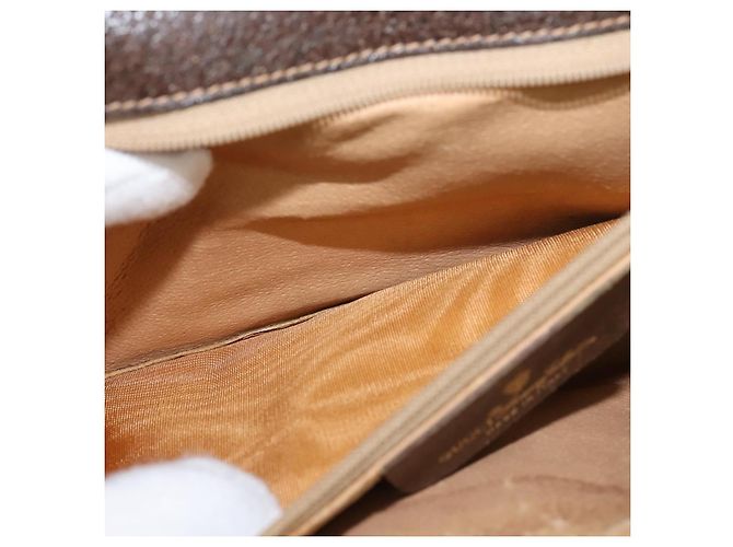 Gucci Borsa a spalla GG Supreme in PVC beige e oro 89 02 050 Auth 150021 D'oro - vista 20