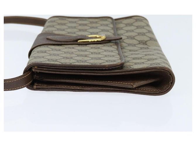 Gucci Borsa a spalla GG Supreme in PVC beige e oro 89 02 050 Auth 150021 D'oro - vista 4