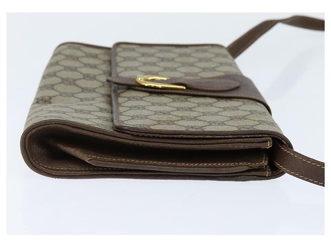 Gucci Borsa a spalla GG Supreme in PVC beige e oro 89 02 050 Auth 150021 D'oro - vista 5