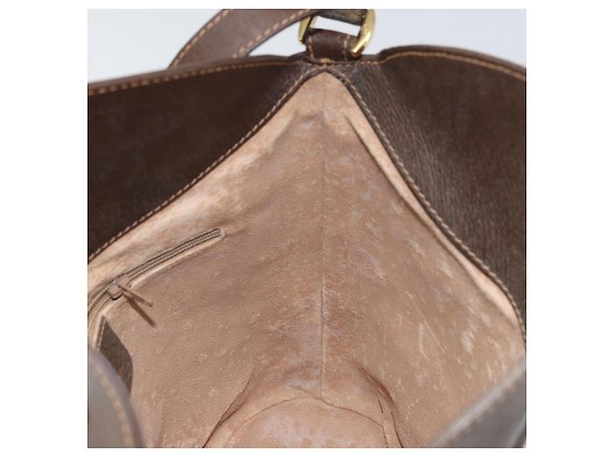 Borsa Sherry Line GG Supreme Web di GUCCI in pelle PVC beige 40 02 081 Auth BA7253 D'oro - vista 17