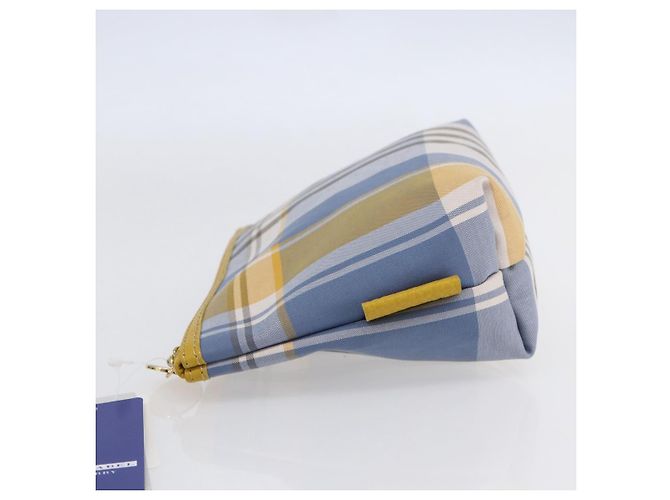 Burberry Nova Check Tasche aus Canvas Hellblau Auth am9536V - Ansicht 4