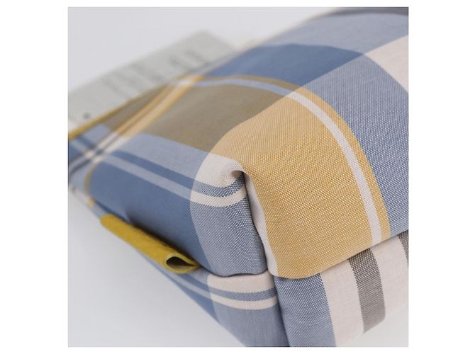 Burberry Nova Check Tasche aus Canvas Hellblau Auth am9536V - Ansicht 9