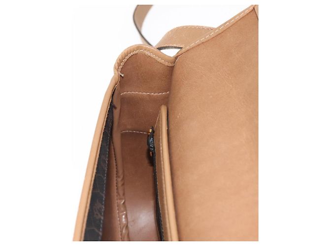 Borsa a spalla in tela a nido d'ape PVC nera e oro Auth BA7309 Christian Dior Nero D'oro - vista 19