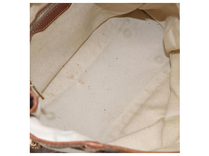 LOUIS VUITTON Borsa a mano Monogram Tise Rayure PM Marrone M56386 LV Auth 149085 - vista 19