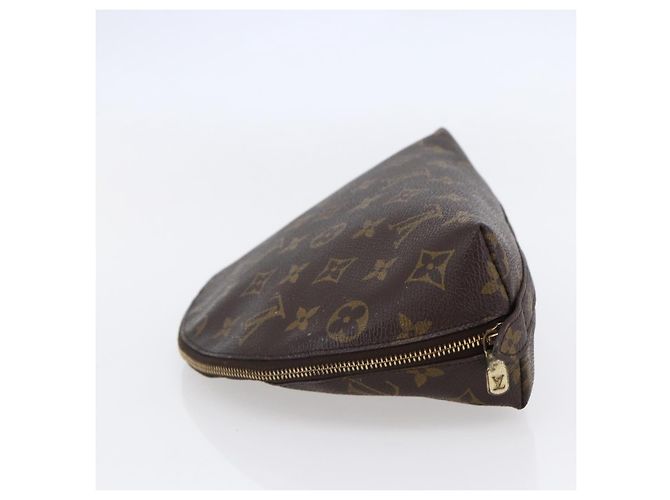 LOUIS VUITTON Pochette Cosmetica Demi Ronde Monogram M47520 LV Auth BA7198 Monogramma - vista 4