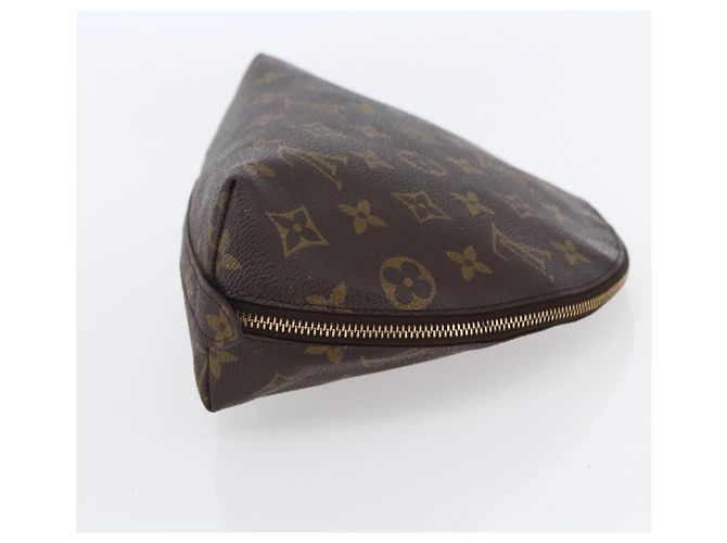 LOUIS VUITTON Pochette Cosmetica Demi Ronde Monogram M47520 LV Auth BA7198 Monogramma - vista 5