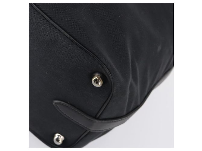 GUCCI Shoulder Bag Canvas Black Auth ep11240 - view 10