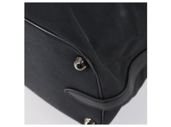 GUCCI Shoulder Bag Canvas Black Auth ep11240 - view 12