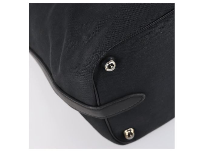GUCCI Shoulder Bag Canvas Black Auth ep11240 - view 13