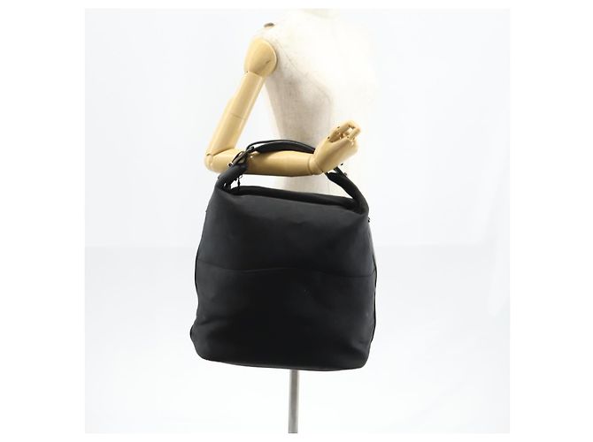 GUCCI Shoulder Bag Canvas Black Auth ep11240 - view 24