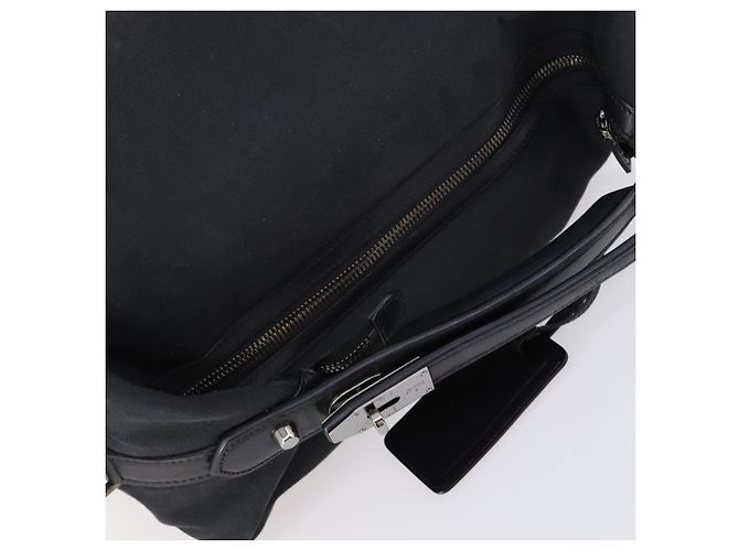 GUCCI Shoulder Bag Canvas Black Auth ep11240 - view 6