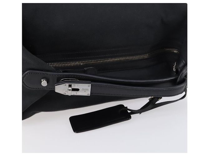 GUCCI Shoulder Bag Canvas Black Auth ep11240 - view 7