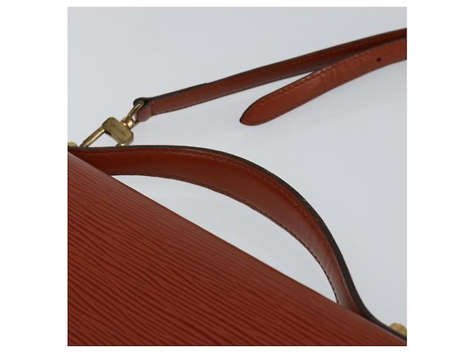 LOUIS VUITTON Bolsa de Mão Epi Monceau 28 Marrom M52123 LV Auth ep11411 - vista 14