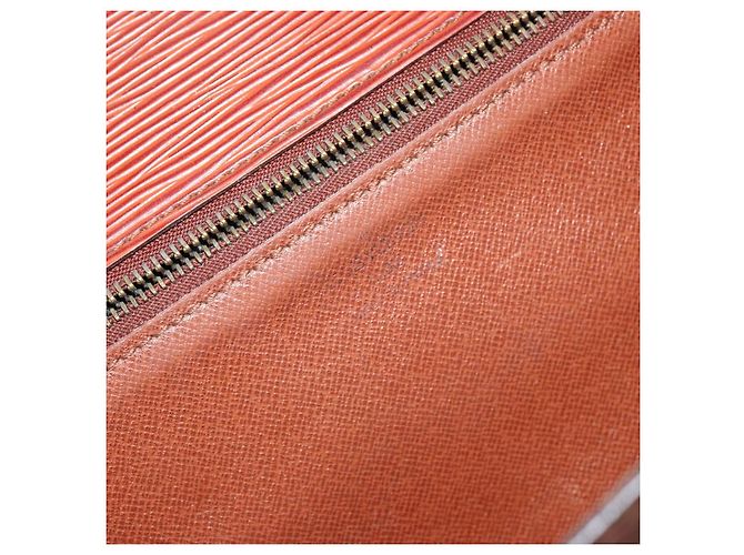 LOUIS VUITTON Bolsa de Mão Epi Monceau 28 Marrom M52123 LV Auth ep11411 - vista 21