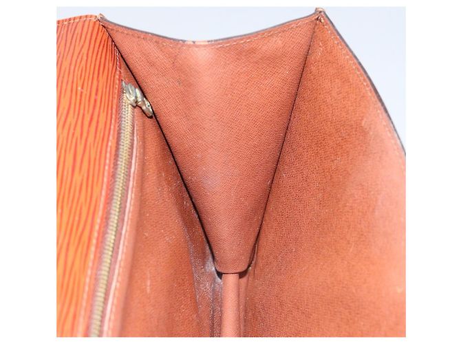 LOUIS VUITTON Bolsa de Mão Epi Monceau 28 Marrom M52123 LV Auth ep11411 - vista 22