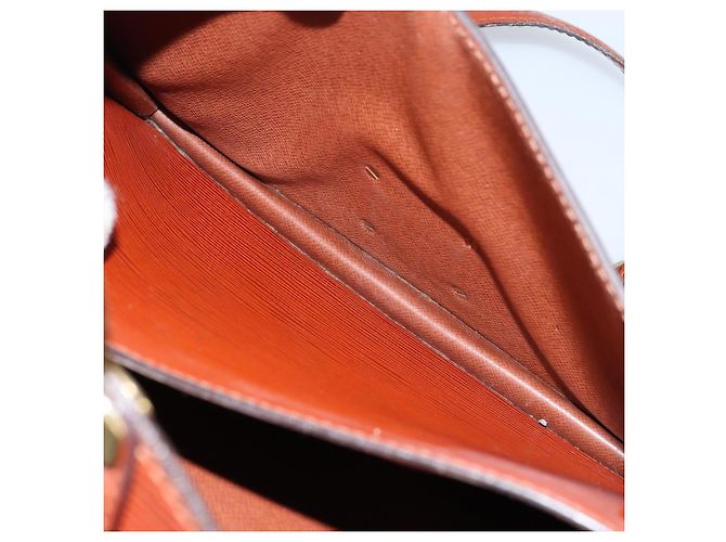 LOUIS VUITTON Bolsa de Mão Epi Monceau 28 Marrom M52123 LV Auth ep11411 - vista 24