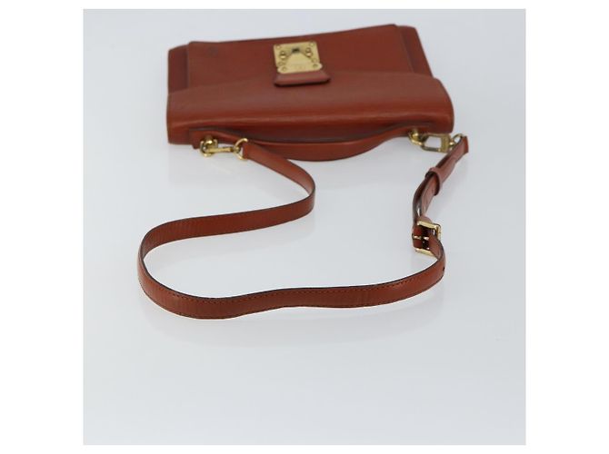 LOUIS VUITTON Bolsa de Mão Epi Monceau 28 Marrom M52123 LV Auth ep11411 - vista 8