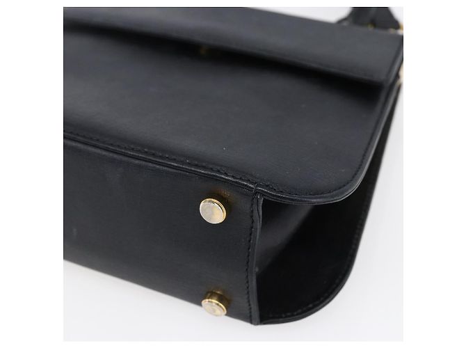 Borsa a mano Salvatore Ferragamo in pelle 2 in 1 nera e dorata Auth 152197 Nero D'oro - vista 12