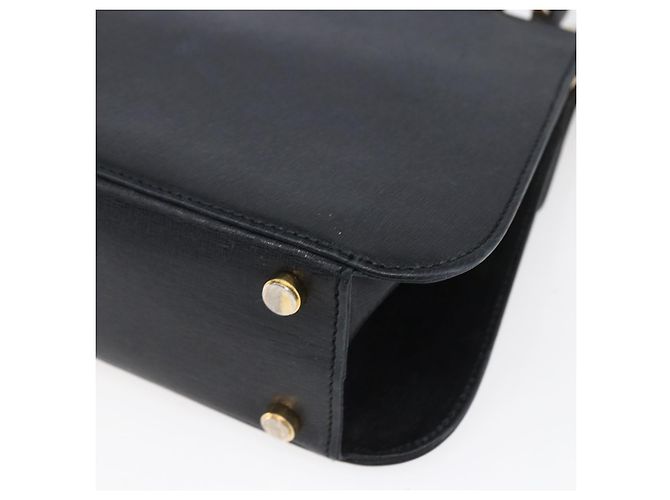 Borsa a mano Salvatore Ferragamo in pelle 2 in 1 nera e dorata Auth 152197 Nero D'oro - vista 14