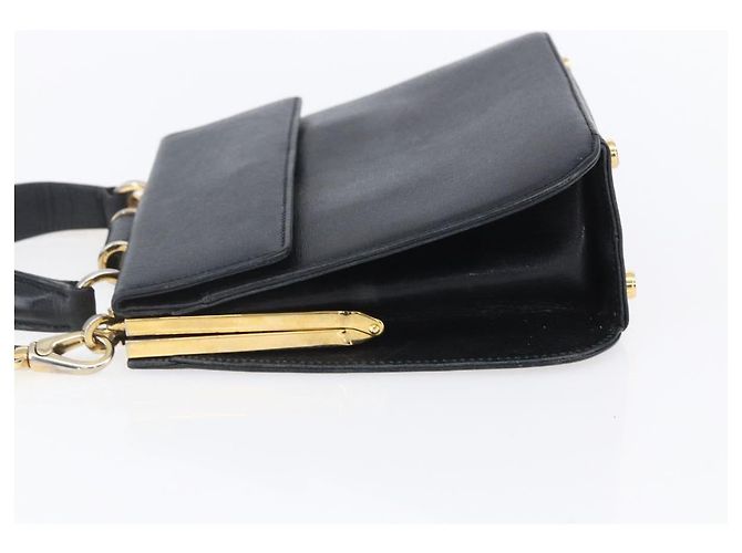 Borsa a mano Salvatore Ferragamo in pelle 2 in 1 nera e dorata Auth 152197 Nero D'oro - vista 4