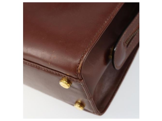 Borsa a mano Salvatore Ferragamo in pelle 2 in 1 marrone oro Auth 151957 - vista 14
