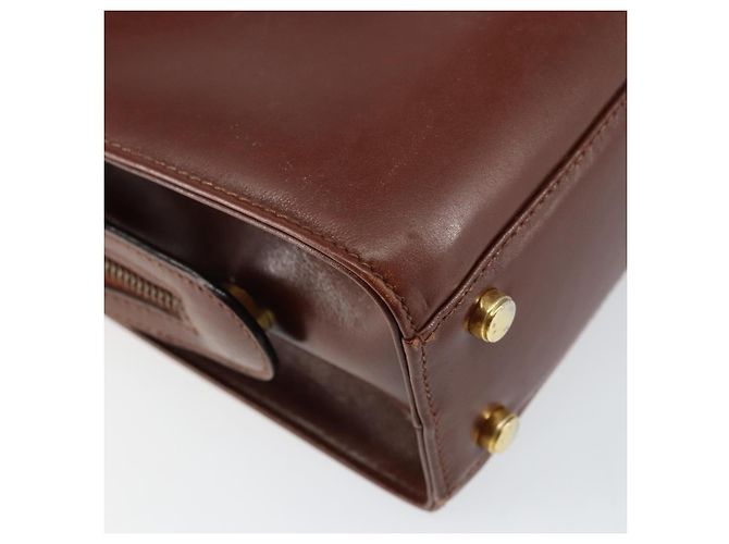 Borsa a mano Salvatore Ferragamo in pelle 2 in 1 marrone oro Auth 151957 - vista 15
